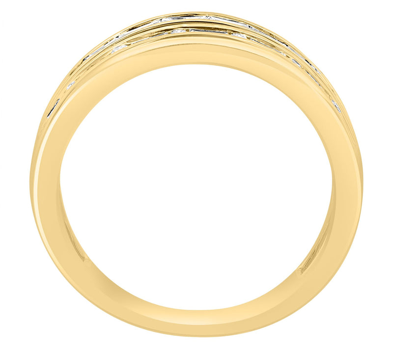 Effy 0.45 cttw Diamond Band Ring, 14K Gold — View 2