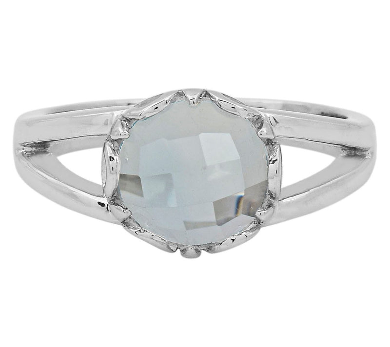 Affinity Gems 3.60 cttw Blue Topaz Ring, Sterling Silver — View 2