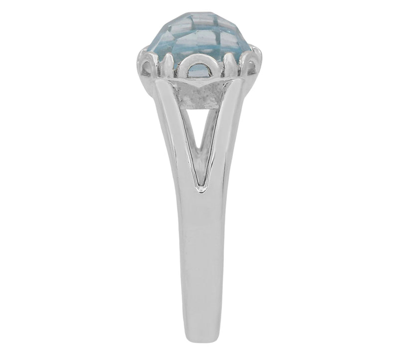 Affinity Gems 3.60 cttw Blue Topaz Ring, Sterling Silver — View 4