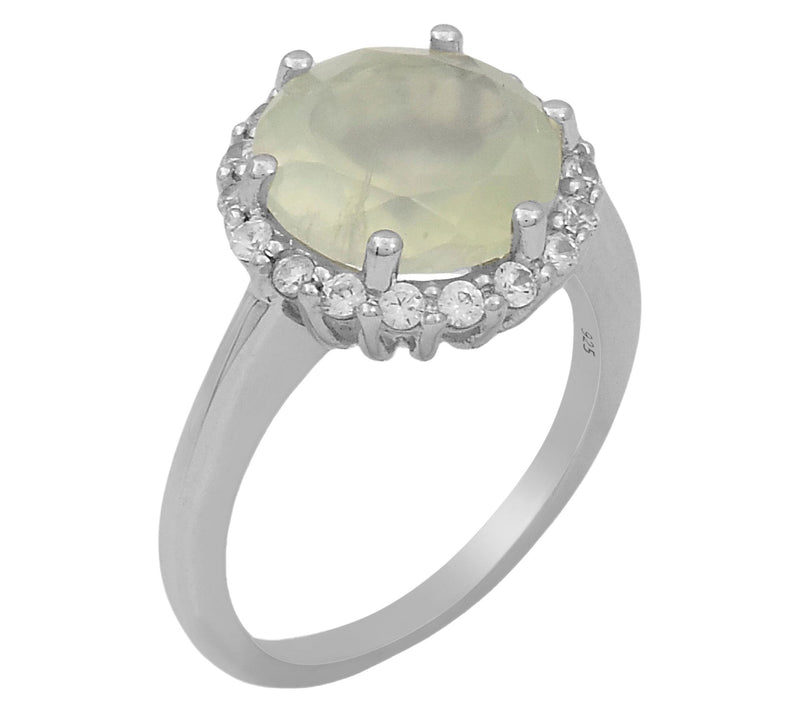 Affinity Gems Gemstone & Zircon Halo Ring, Sterling Silver — View 17
