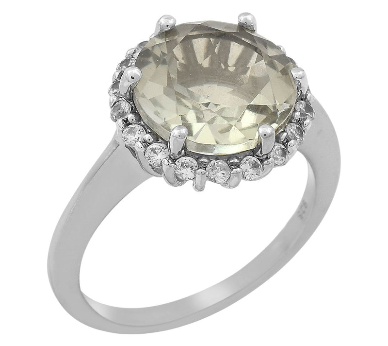 Affinity Gems Gemstone & Zircon Halo Ring, Sterling Silver — View 20
