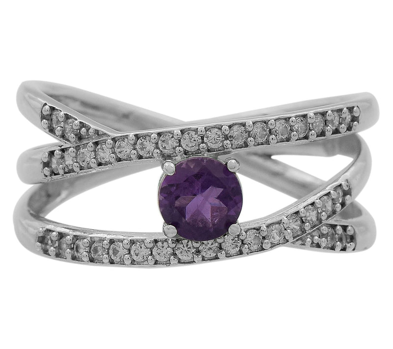 Affinity Gems Multi-Gemstone Split Band Ring, Sterling Silver — View 16