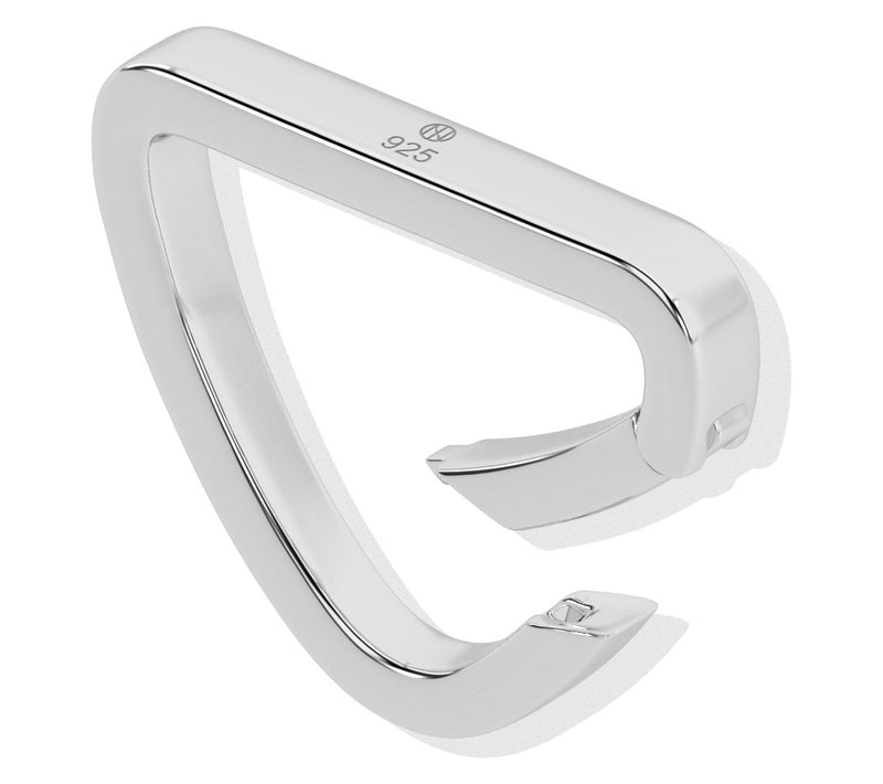 ONI Fine Jewelry Sterling Silver Triad Lock — View 2