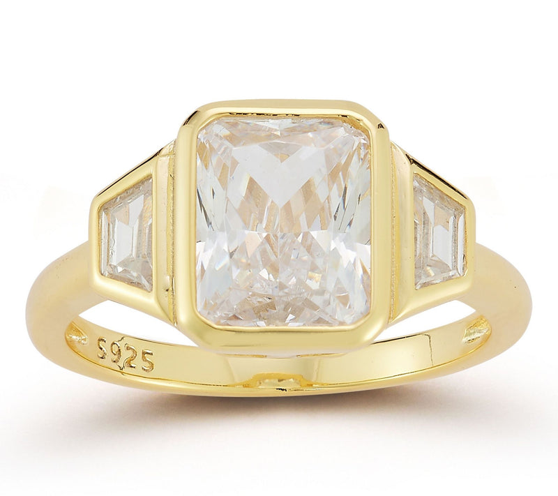 Rachel Zoe Radiant Engagement Ring, Sterling Si lver — View 5
