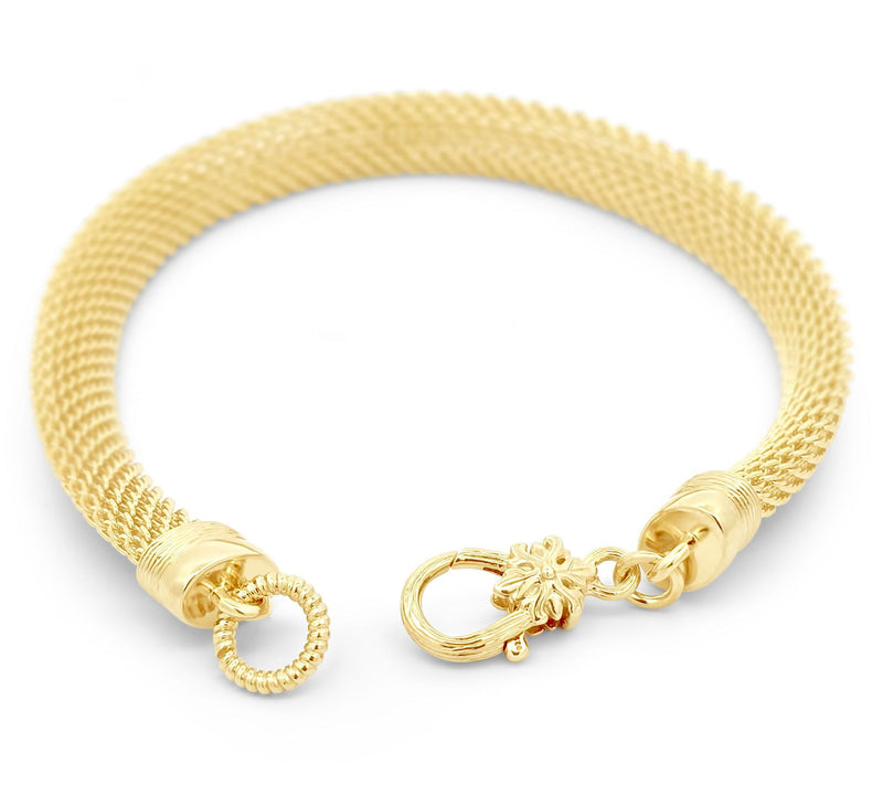 Ariva 18K Gold Vermeil Mesh  Bracelet — View 4
