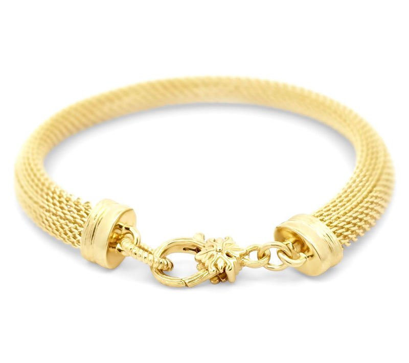 Ariva 18K Gold Vermeil Mesh  Bracelet — View 2