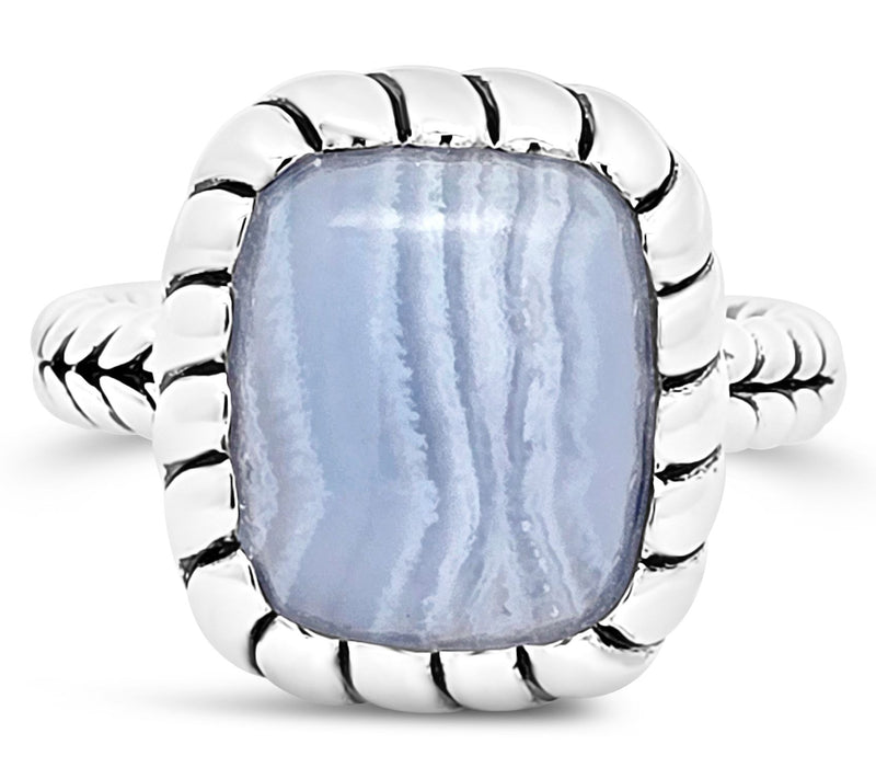 Tiffany Kay Studio Sterling Silver Blue Lace Agate Ring — Main view