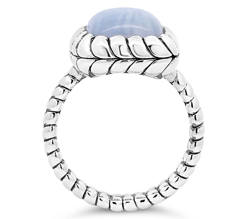 Tiffany Kay Studio Sterling Silver Blue Lace Agate Ring — View 2