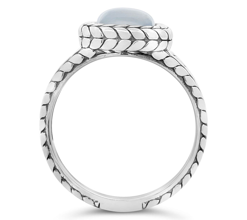 Tiffany Kay Studio Sterling Split Shank Moonsto ne Ring — View 2