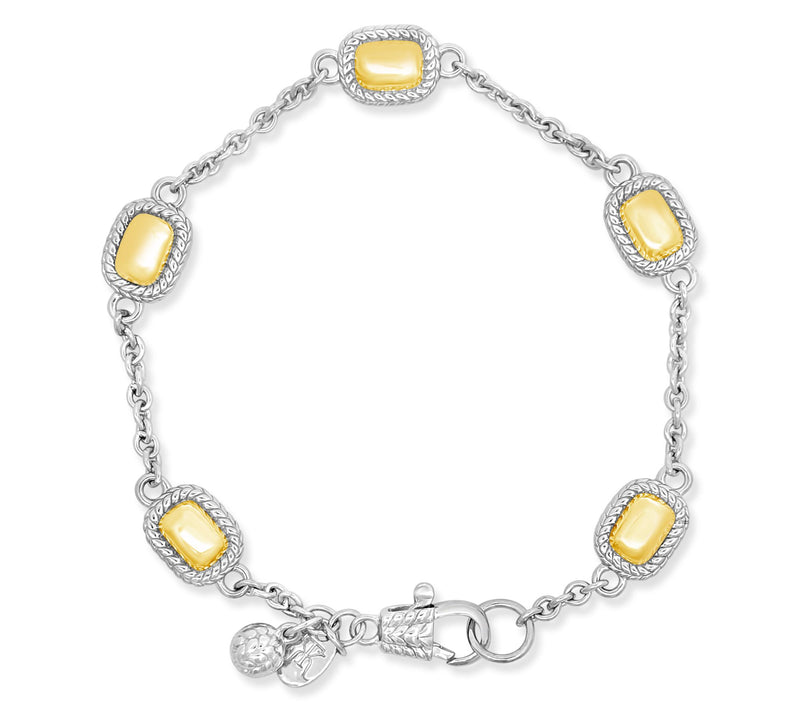 Tiffany Kay Studio Sterling Silver & 14K Clad Station Bracelet — View 3