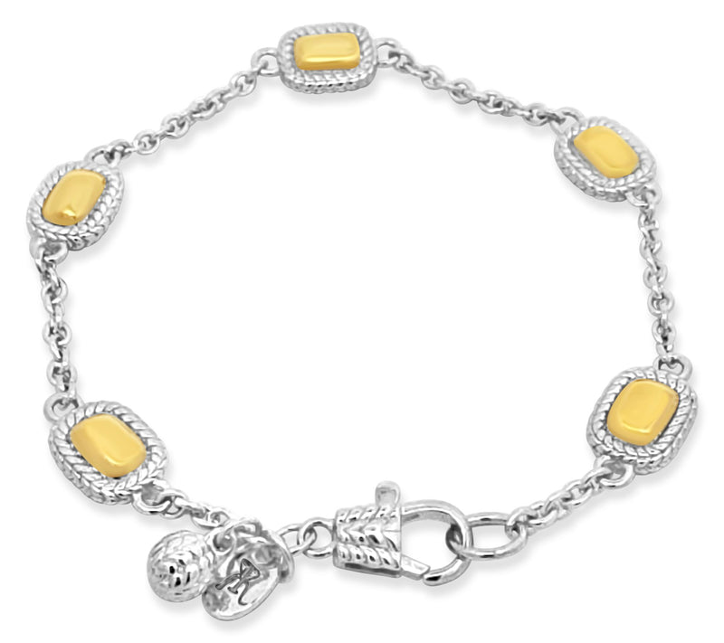 Tiffany Kay Studio Sterling Silver & 14K Clad Station Bracelet — View 2