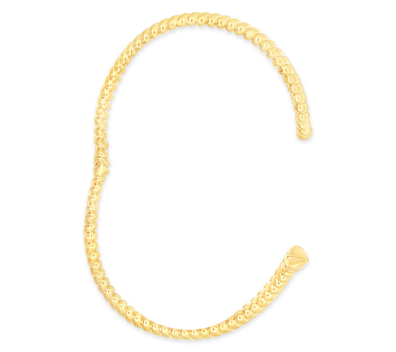 Tiffany Kay Studio 14K Gold Clad Bypass Herringbone Cuff — View 4