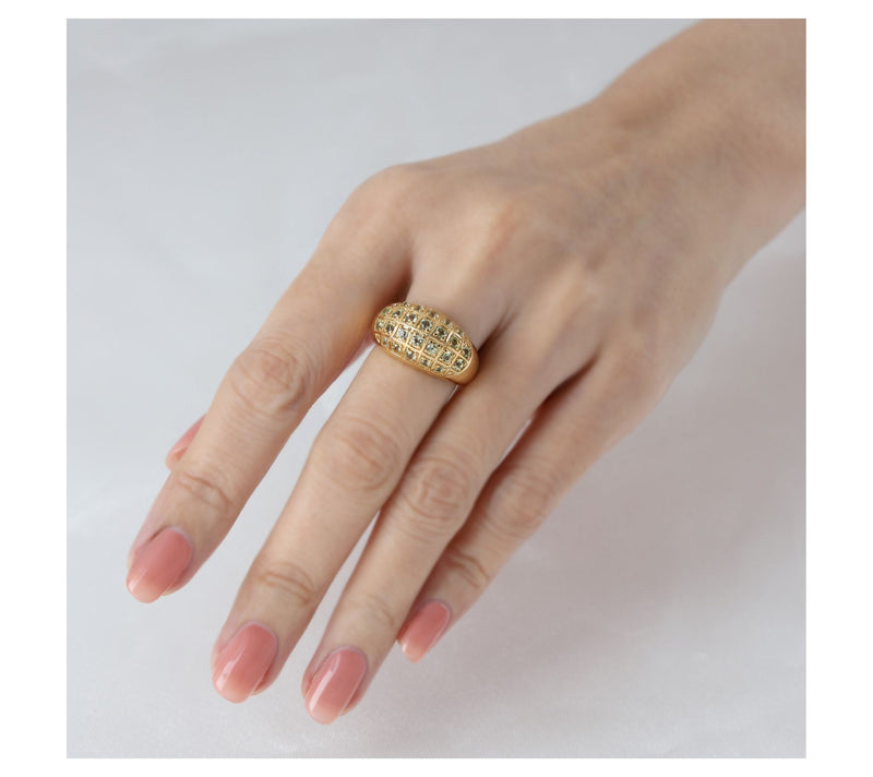 Elyse Ryan 14K Gold Clad Peridot Jayden Ring — View 4