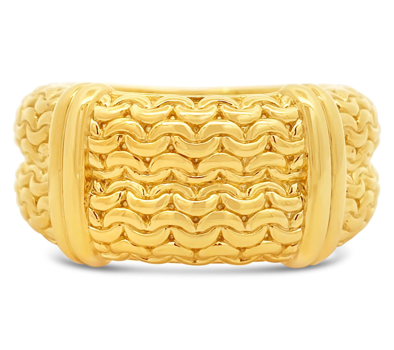 Tiffany Kay Studio 14K Gold Clad Purl TexturedBand Ring — Main view