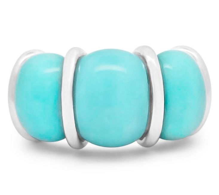Ariva Sterling Silver Turquoise Hyannis Ring — View 2