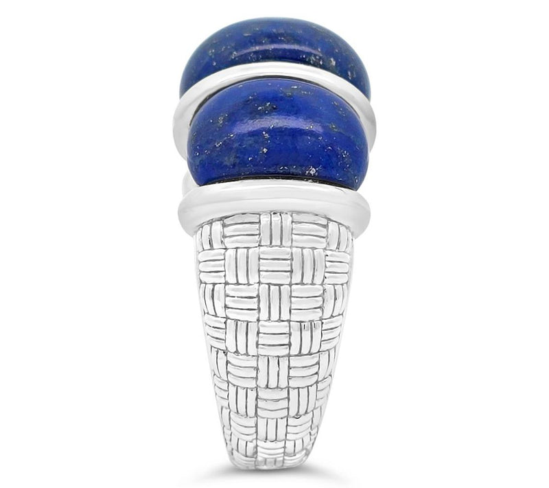 Ariva Sterling Silver Gemstone Hyannis Ring — View 4