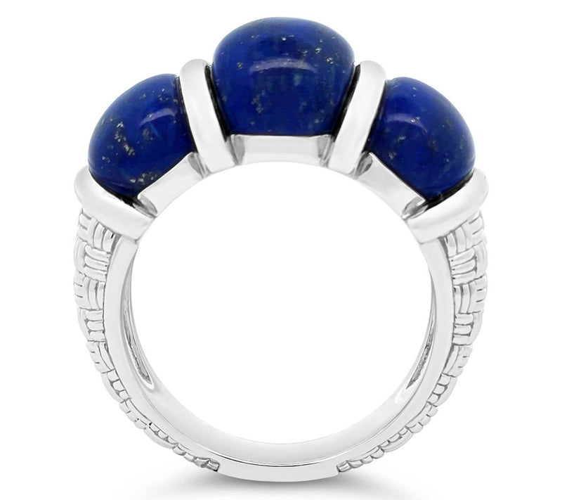Ariva Sterling Silver Gemstone Hyannis Ring — View 3