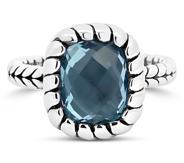 Tiffany Kay Studio Sterling Silver Sky Blue Topaz Ring — Main view