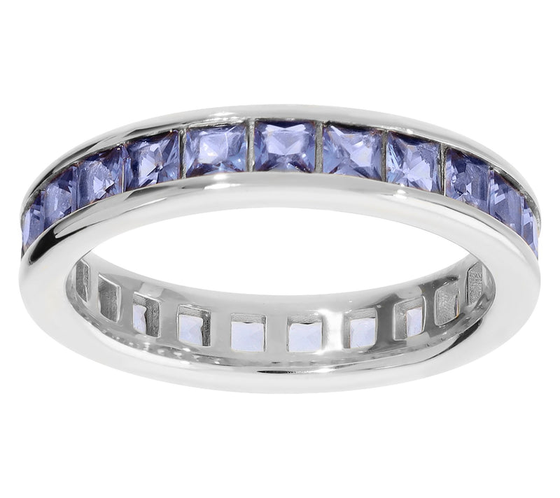 Diamonique x Bronzo Italia Eternity Band Ring — View 10