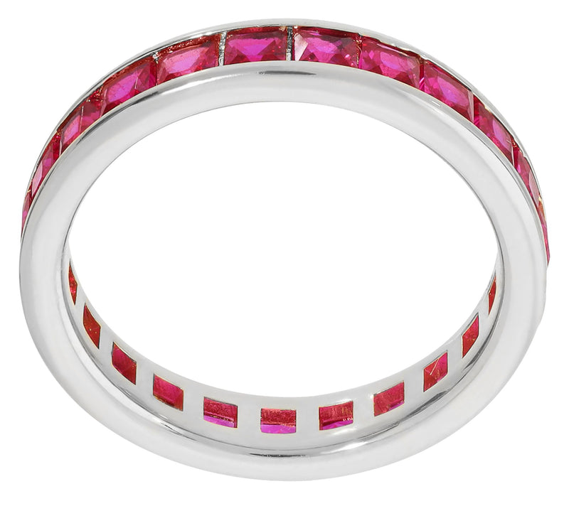 Diamonique x Bronzo Italia Eternity Band Ring — View 3
