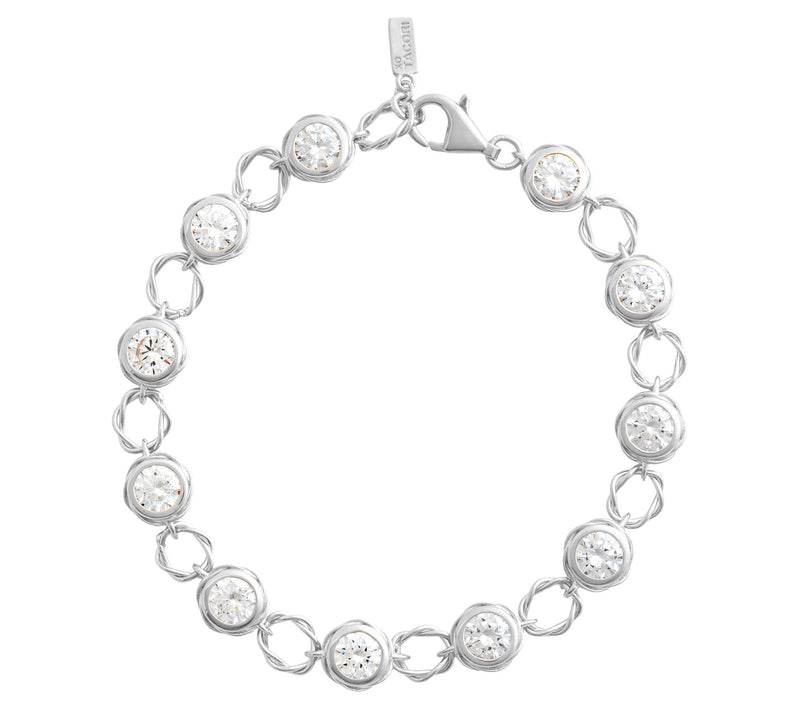 XO TACORI Lab Grown Diamond 5.5 cttw Station Bracelet, 14K — View 8