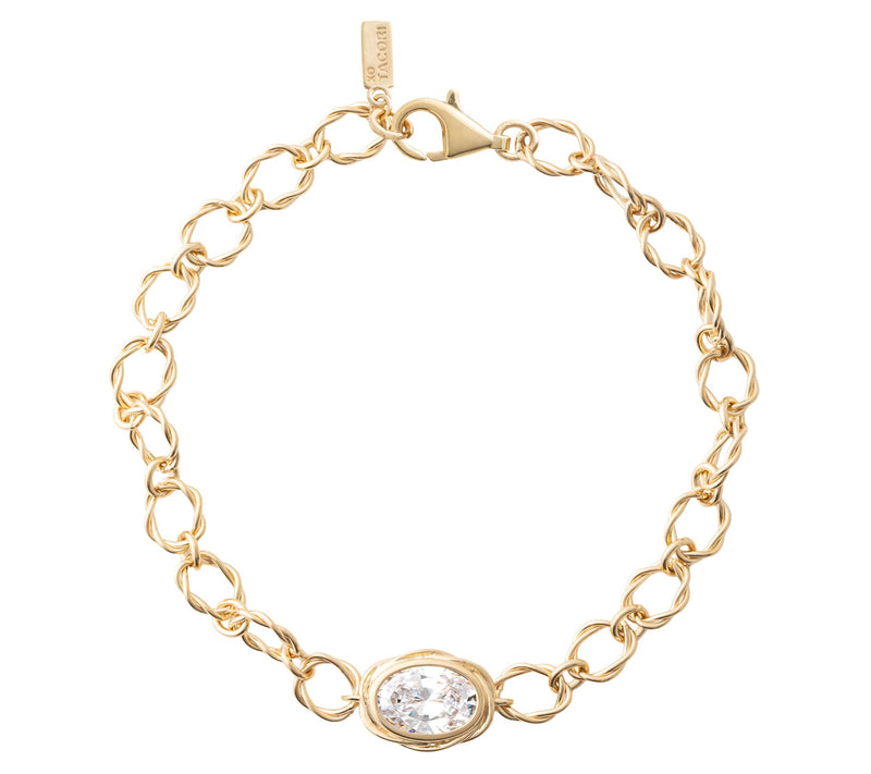 XO TACORI Lab Grown Diamond 1.5 cttw Oval Bracelet, 14K — View 4