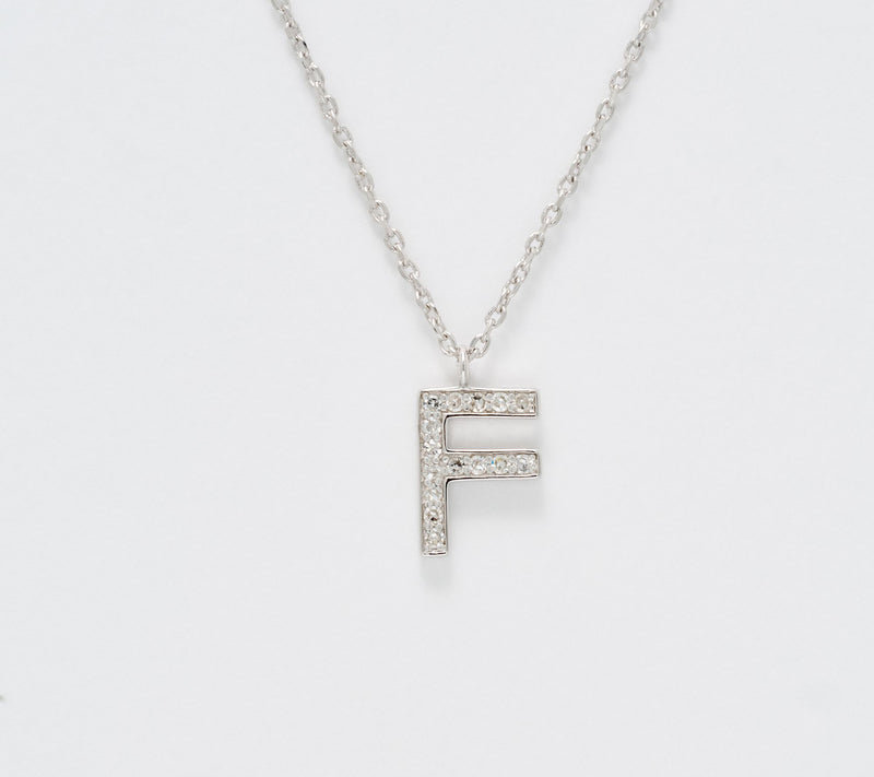 Accents by Affinity 0.11 cttw Initial Pendant Necklace, Sterl — View 36