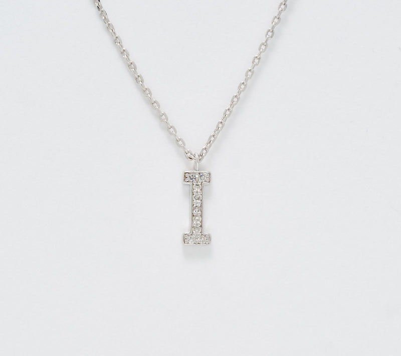 Accents by Affinity 0.11 cttw Initial Pendant Necklace, Sterl — View 39