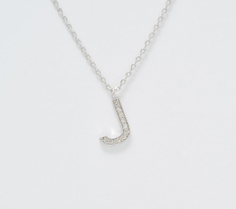 Accents by Affinity 0.11 cttw Initial Pendant Necklace, Sterl — View 40
