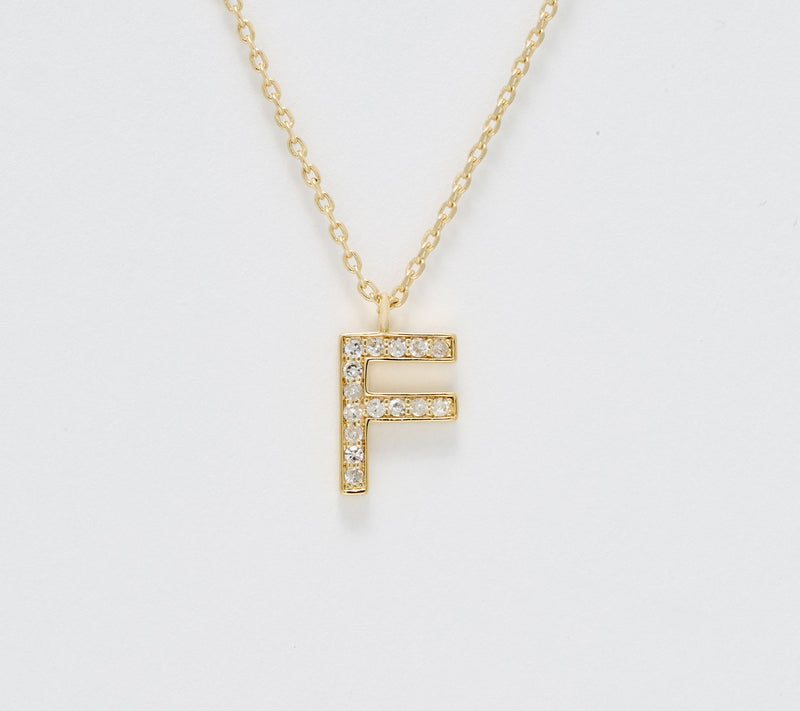 Accents by Affinity 0.11 cttw Initial Pendant Necklace,Plated — View 36