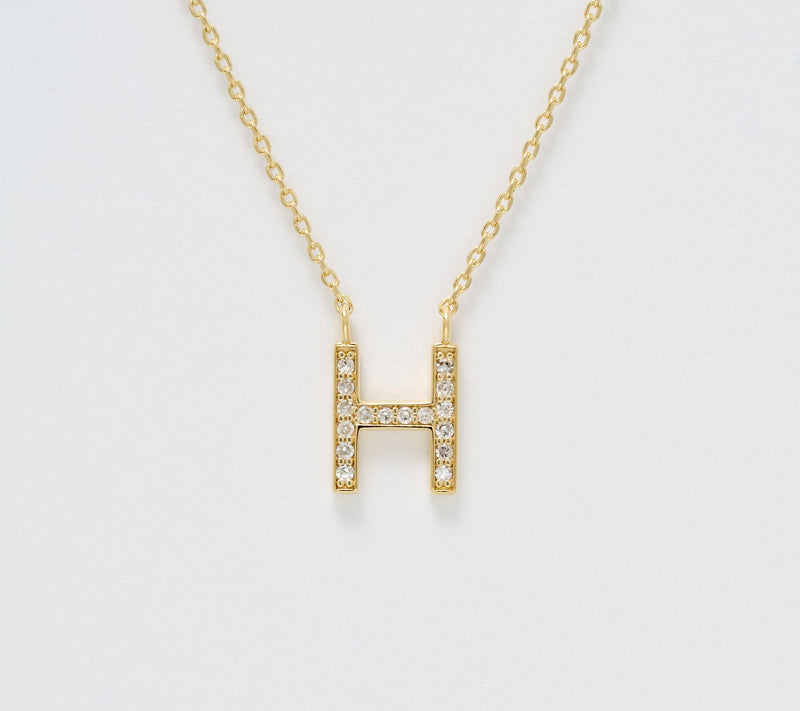 Accents by Affinity 0.11 cttw Initial Pendant Necklace,Plated — View 38