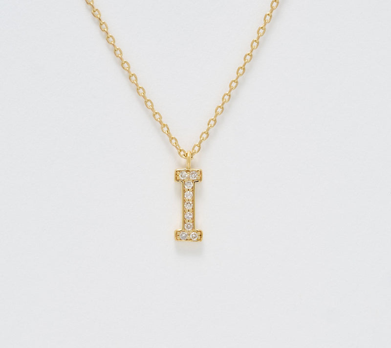 Accents by Affinity 0.11 cttw Initial Pendant Necklace,Plated — View 39