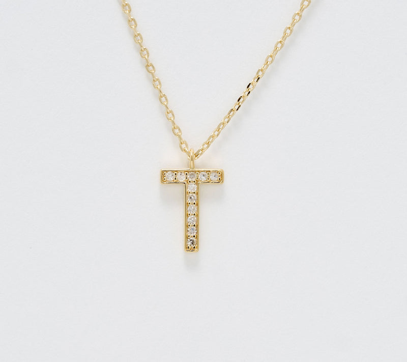 Accents by Affinity 0.11 cttw Initial Pendant Necklace,Plated — View 50