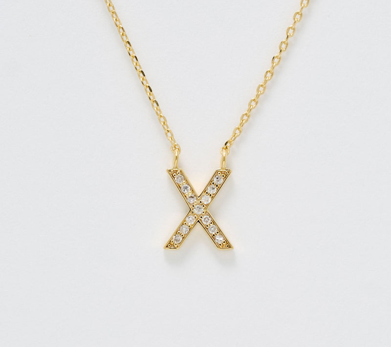 Accents by Affinity 0.11 cttw Initial Pendant Necklace,Plated — View 54