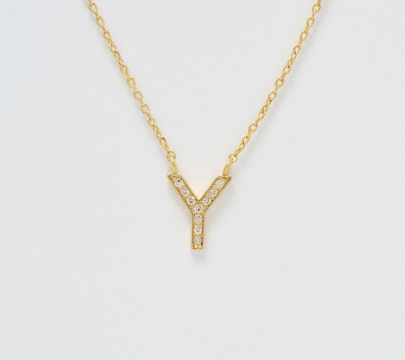 Accents by Affinity 0.11 cttw Initial Pendant Necklace,Plated — View 55