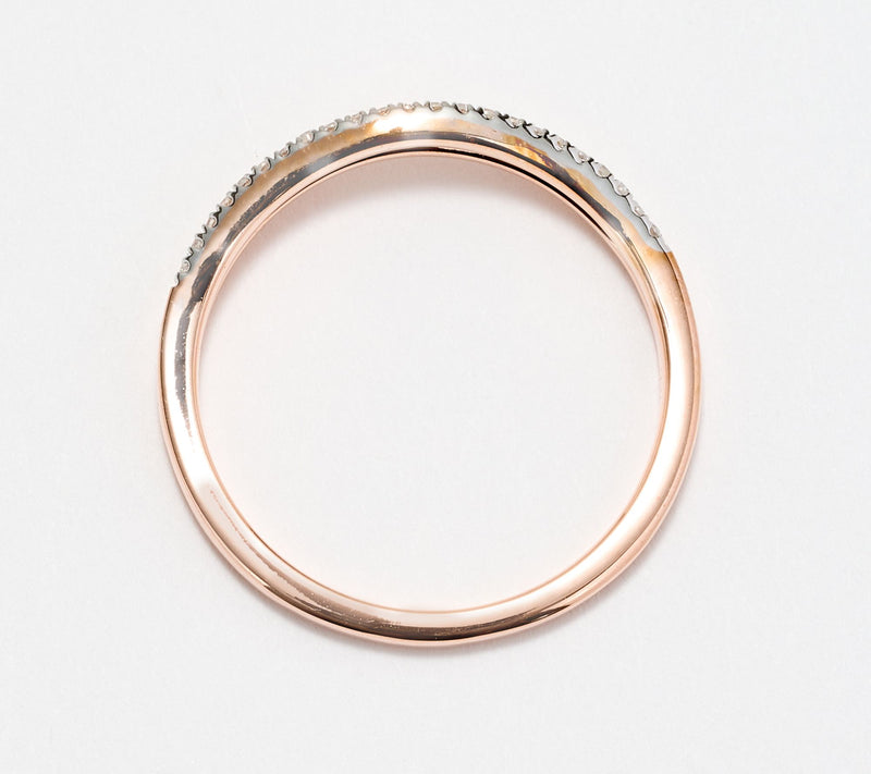 Accents by Affinity 0.15 cttw White & Champagne Ring, Sterling — View 2