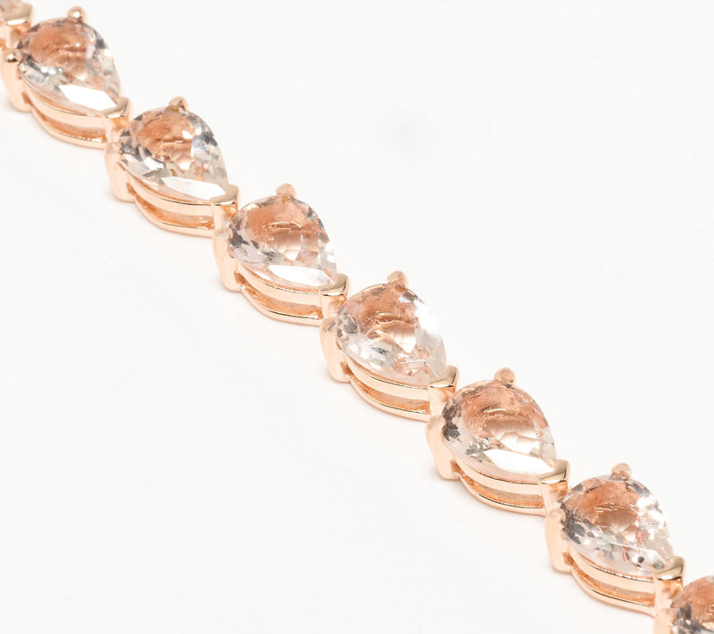 Effy 14K Gold Plated Morganite Bracelet — View 2