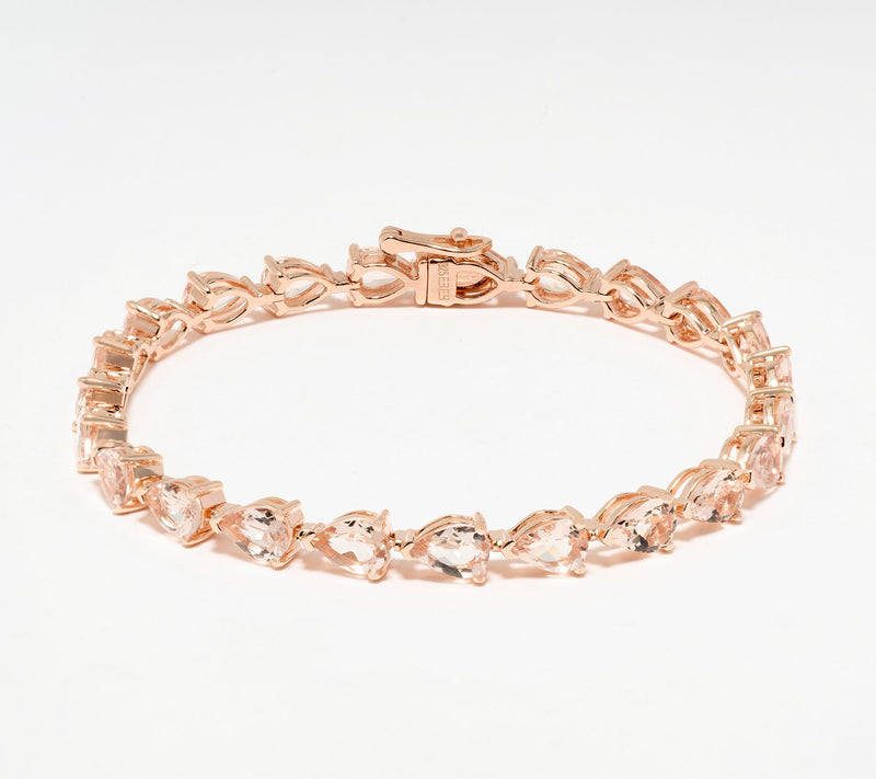 Effy 14K Gold Plated Morganite Bracelet — Main view