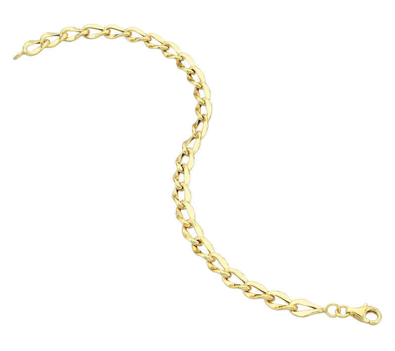 Adorna 14K Gold 5.5mm Curb Link Chain Bracelet — Main view
