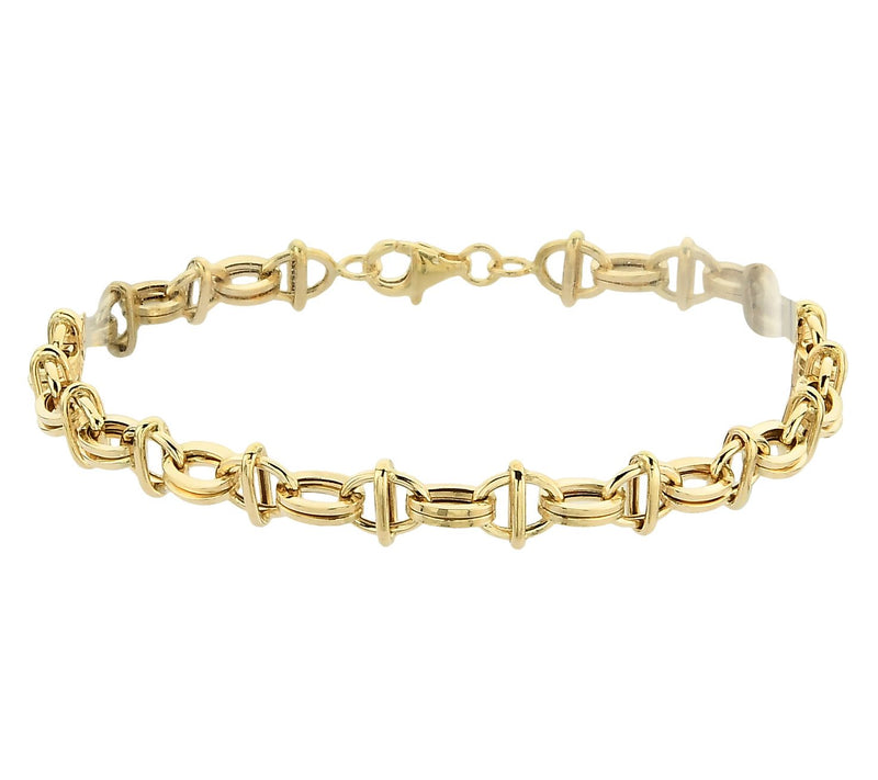 Adorna 14K Gold Mariner Link Bracelet — View 2