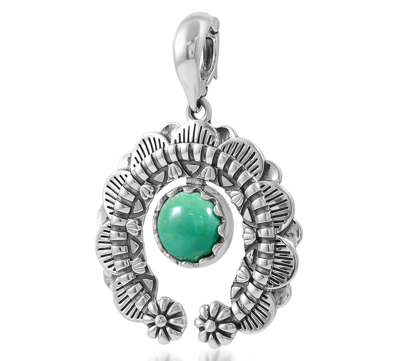 American West Sterling Silver Gemstone Naja Enhancer — View 3