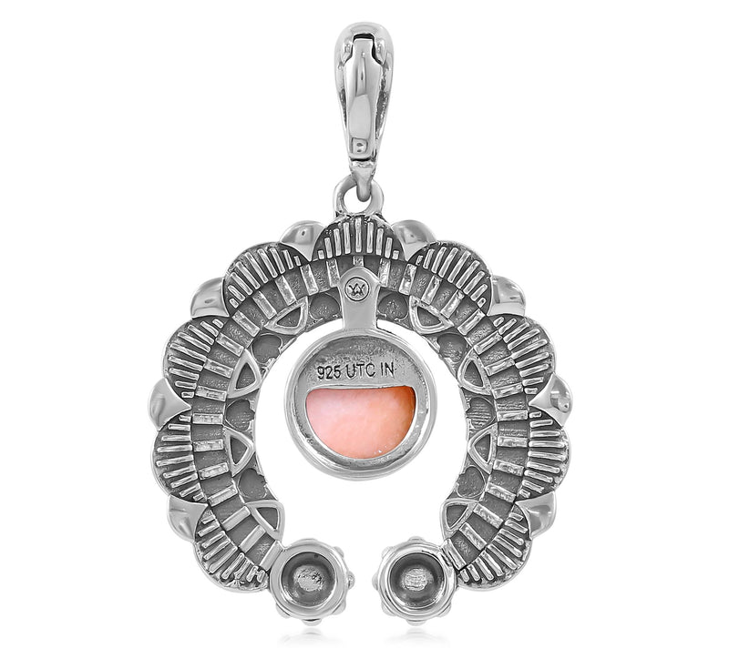 American West Sterling Silver Gemstone Naja Enhancer — View 6