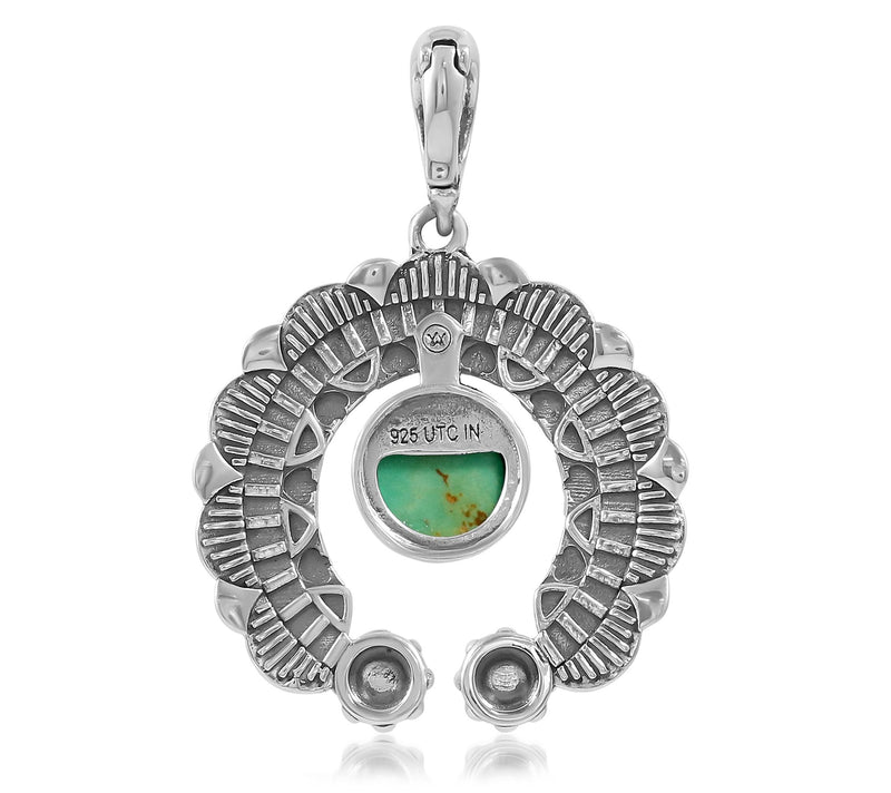 American West Sterling Silver Gemstone Naja Enhancer — View 4