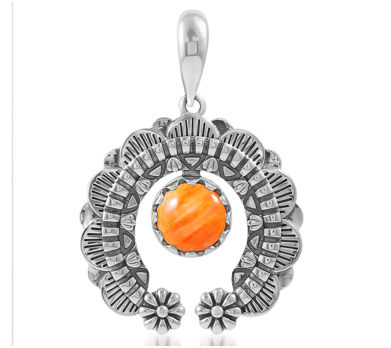 American West Sterling Silver Gemstone Naja Enhancer — View 5