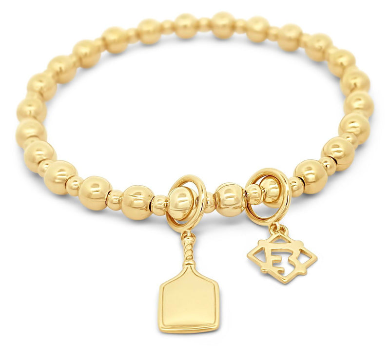 Elyse Ryan 14K Gold Clad Pickle Ball Bracelet — Main view