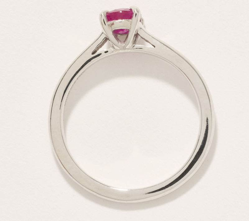 Affinity Gems Precious Solitaire Gemstone Ring Sterling Silver — View 9