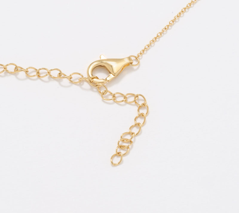 JEN by Jennifer Miller MOP Elongated Heart Necklace, Sterling Silver — View 3