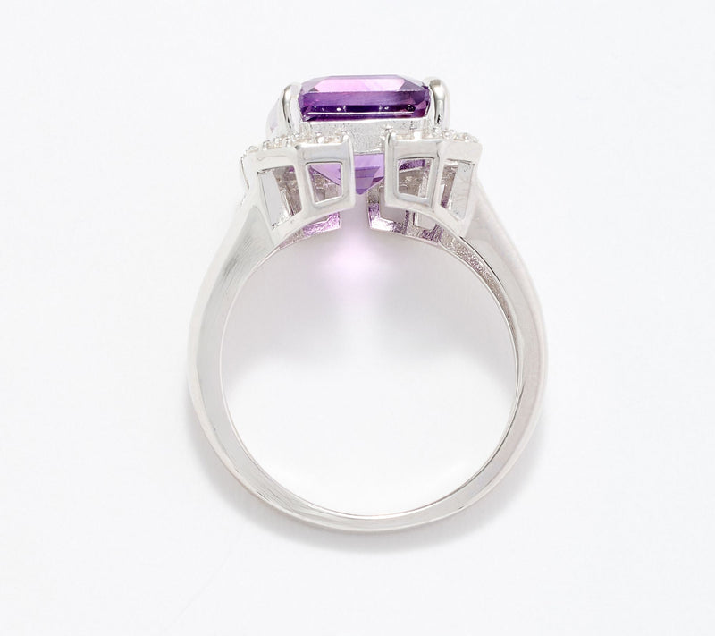 JEN by Jennifer Miller Assher Cut, Ring, Sterling Silver — View 4