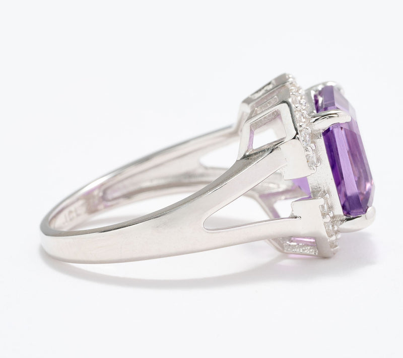 JEN by Jennifer Miller Assher Cut, Ring, Sterling Silver — View 5