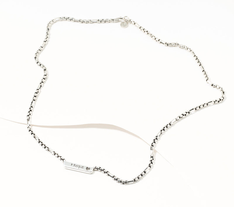 Christian James by Scott Grimes Sterling Silver Message Luciano Necklace 18.7g — View 2